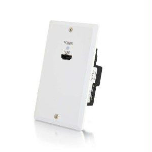 C2g Trulink Single Gang Hdmi Over Cat5 Wall Plate Transmitter- White