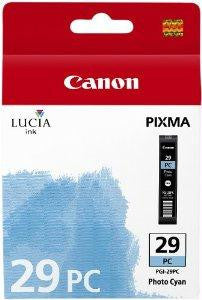 Canon Usa Pgi-29 Photo Cyan Ink Tank - Cartridge - For The Pixma Pro-1 Inkjet Photo Printe
