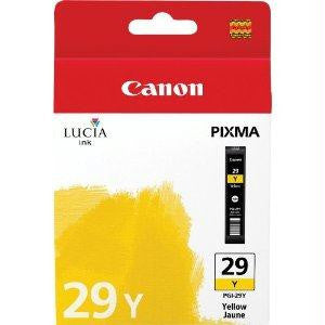 Canon Usa Pgi-29 Yellow Ink Tank - Cartridge - For The Pixma Pro-1 Inkjet Photo Printer -