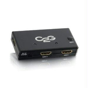 C2g 2 Port Compact Hdmi Switch