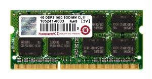 Transcend Information 204pin Ddr3 1600mhz Sodimm 2rank 4gb With 256mx8 Cl11