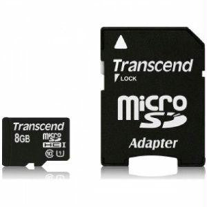 Transcend Information 8gb Microsdhc Class10 U1 W-adapter