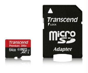 Transcend Information 64gb Microsdxc Class10 U1 W-adapter