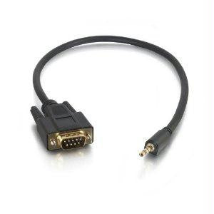 C2g 1.5ft Velocity Db9 Male To 3.5mm Male Adapter Cable
