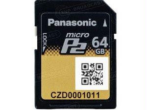 Panasonic Solutions Company 64 Gb Microp2 Card. Supports Up To Avc-ultra Class200 With Up To 2.0gb