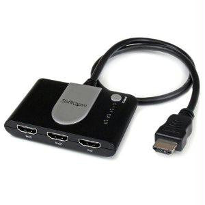 Startech Share A Single Hdmi Display Or Projector Between Three Hdmi Video Sources  - Wit