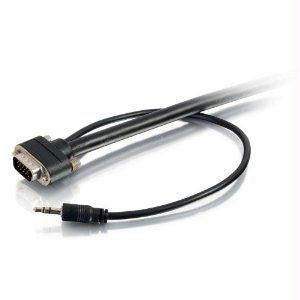 C2g 15ft Select Vga + 3.5mm A-v Cable M-m  Audio-video Monitor Cable Constructed Usi
