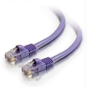 C2g C2g 9ft Cat5e Snagless Unshielded (utp) Network Patch Cable - Purple