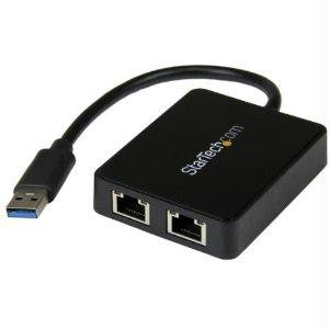 Startech Add Two Gigabit Ethernet Ports And A Usb 3.0 Pass-through Port To Your Laptop Th