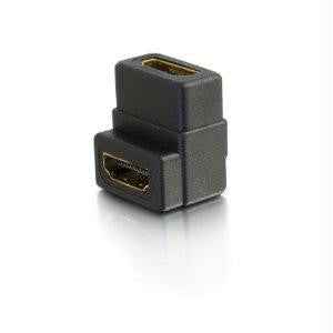 C2g Right Angle Hdmi Female To Female Coupler Easily Extend Overall Cable Length By