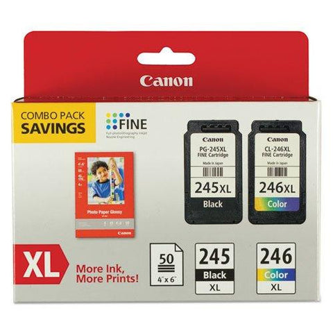 Canon Usa Canon Pg-245xl-cl-246xl-gp-502 Paper Combo Pack - For Pixma Mg2420 - 8278b005aa