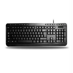 Adesso Desktop Multimedia Usb Black Keyboard