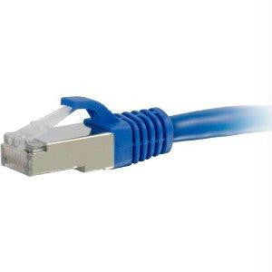 C2g 3ft Cat6a Snagless Shielded (stp) Network Patch Cable - Blue