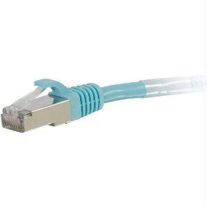 C2g C2g 8ft Cat6a Snagless Shielded (stp) Network Patch Cable - Aqua