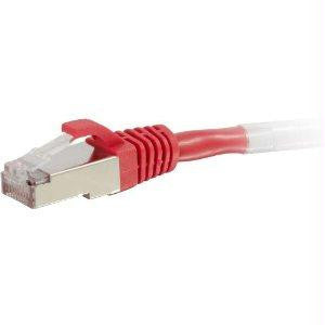 C2g C2g 8ft Cat6 Snagless Shielded (stp) Network Patch Cable - Red