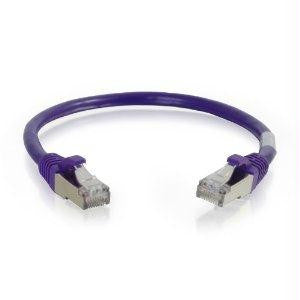 C2g C2g 1ft Cat6 Snagless Shielded (stp) Network Patch Cable - Purple