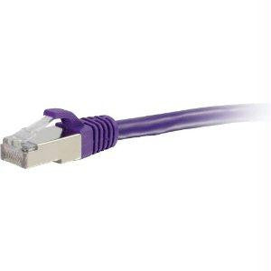C2g C2g 30ft Cat6 Snagless Shielded (stp) Network Patch Cable - Purple