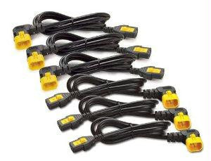 Apc By Schneider Electric Power Cord Kit (6 Ea), Locking, C13 To C14 (90 Degree), 1.8m, North Amer