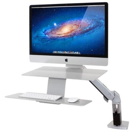 Ergotron Workfit-a, Sit-stand Workstation, For Apple (silver)