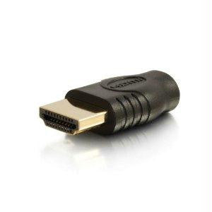 C2g Hdmi A Male To Hdmi D Female Adapter, Adapt An Hdmi Micro Female Cable For Use W