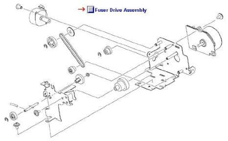 Pc Wholesale Exclusive New Fuser Roller Drive Assembly W-motors