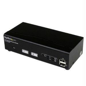 Startech The Sv231dviuddm 2-port Usb Dvi Kvm Switch Lets You Control 2 Dvi, Usb-equipped