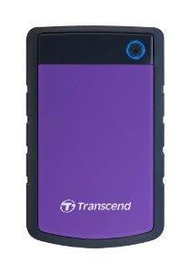 Transcend Information 2tb Usb 3.0 Portable Hard Drive, Rugged Design, Purple