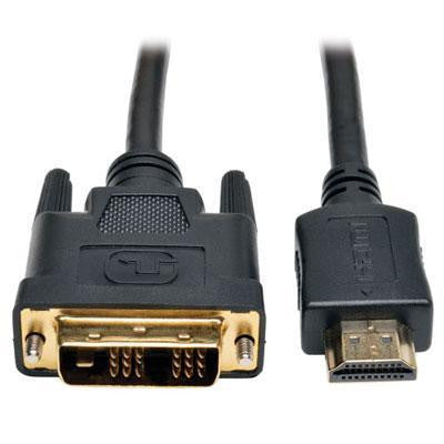 Tripp Lite 12-ft. Hdmi To Dvi Gold Digital Video Monitor Cable (hdmi Male - Dvi-d Male)