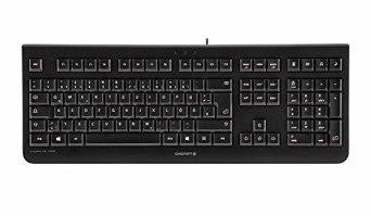 Cherry Kc1000 Black, Usb, 104+4 Hot Keys, Whisper Quiet Keys, Abrasion Resistant Key La