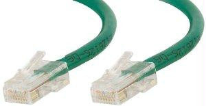 C2g 6in Cat5e Nonbooted Utp Cable-grn