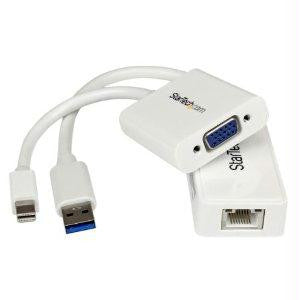 Startech Connect Your Macbook Pro To A Vga Projector Or Display And Add Ethernet + 1 Usb