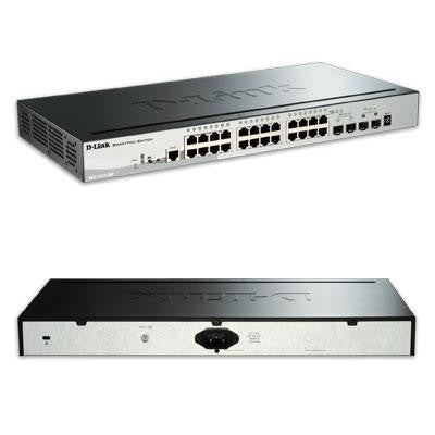 D-link Systems Smartpro 24-port Gigabit Poe Switch With 2 Sfp And 2 10gbe Sfp+