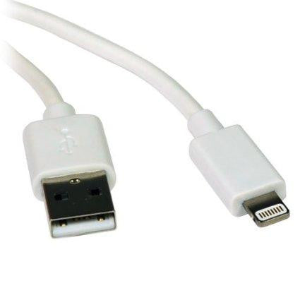 Tripp Lite 3ft Lightning To Usb Iphone Ipod Ipad Apple Certified White 1m