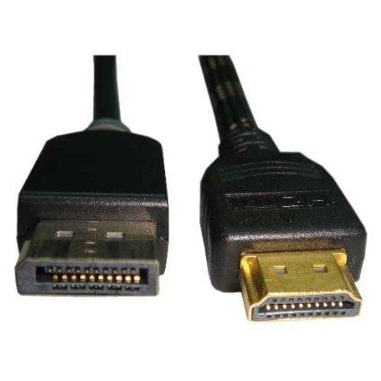 Unirise Usa, Llc 15ft Hdmi To Displayport Cable Male-male Black