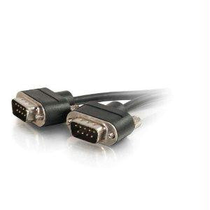 C2g 15ft Serial Rs232 Db9 Cable With Low Profile Connectors M-m - In-wall Cmg-rated