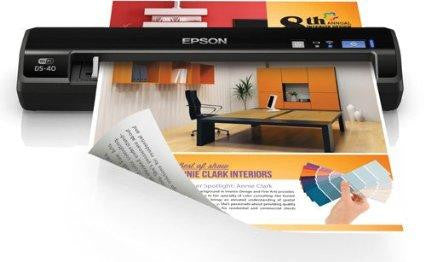 Epson Epson Workforce Ds-40 Color Portable Scanner   Wireless, Scan-to-cloud, Twain Dr