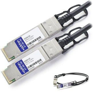 Add-on-computer Peripherals, L Addon Hp Jg326a Compatible Taa Compliant 40gbase-cu Qsfp+ To Qsfp+