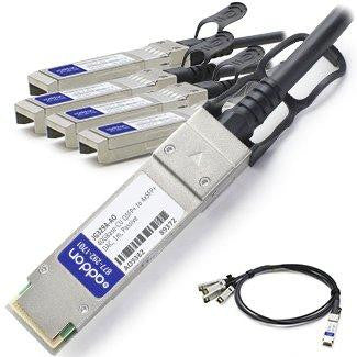 Add-on-computer Peripherals, L Addon Hp Jg329a Compatible Taa Compliant 40gbase-cu Qsfp+ To 4xsfp+