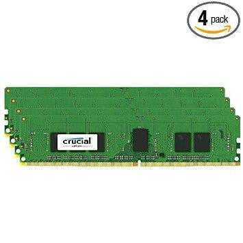 Micron Consumer Products Group Crucial 16gb Kit (4gbx4) Ddr4-2133 Rdimm