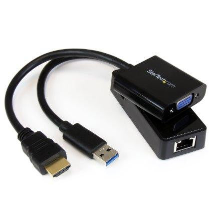 Startech Connect Your Ultrabook To A Vga Projector - Display And Add Ethernet + 1 Usb 3.0
