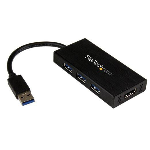 Startech Connect An Hdmi-equipped Display Through Usb 3.0, And Add Three Additional Usb D