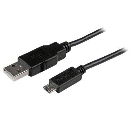Startech 1 Ft Mobile Charge Sync Usb To Slim Micro Usb Cable For Smartphones And Tablets