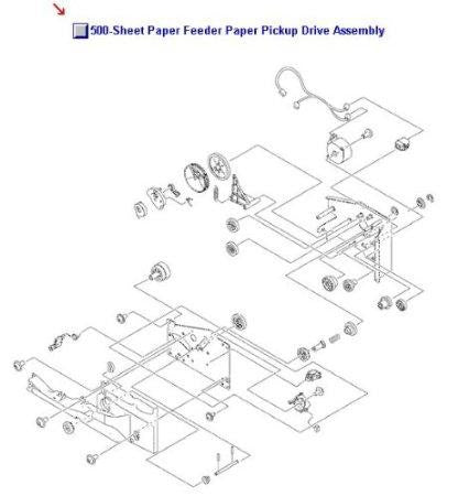 Pc Wholesale Exclusive New-paper Pick-up Drive Assy