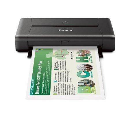 Canon Usa Ip110- Mobile - Inkjet Printer - Color - Wifi - Replaces Ip100 (1446b002) - 9596