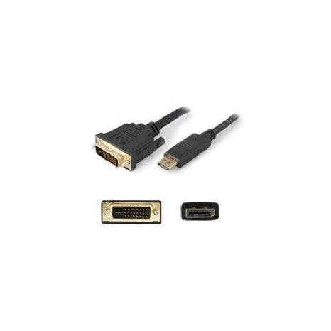 Add-on-computer Peripherals, L Addon 6ft Displayport Male To Dvi-d Dual Link (24+1 Pin) Male Black