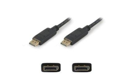 Add-onputer Peripherals, L Addon 5 Pack Of 3ft Displayport Male To Male Black Cable