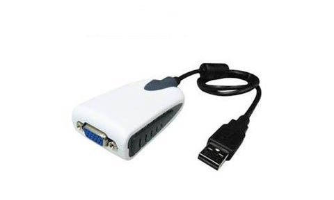Add-on-computer Peripherals, L Addon 5 Pack Of 20.00cm (8.00in) Usb 2.0 (a) Male To Vga Female Bla
