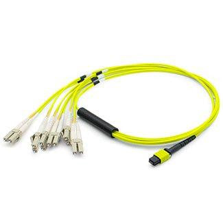 Add-on-computer Peripherals, L Addon 5m Mpo To 4xlc Duplex Fanout Smf Yellow Patch Cable