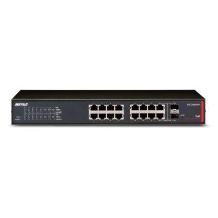 Buffalo Technology 16port Gbe Poe Smart Switch W- 2 Sfp