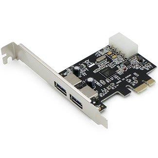 Add-on-computer Peripherals, L Addon Dual Open Usb 3.0 Port Pcie X1 Host Bus Adapter